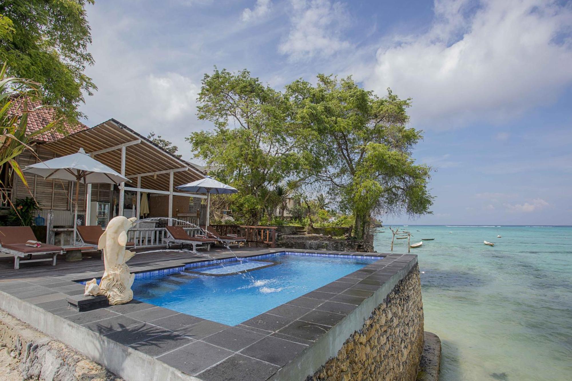 Wooden Beach Sunset Cottages Lembongan Esterno foto