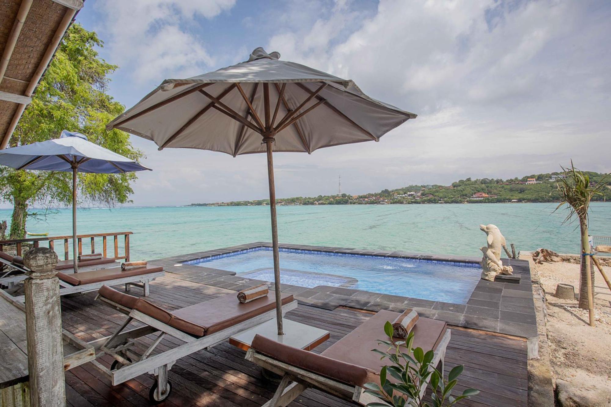 Wooden Beach Sunset Cottages Lembongan Esterno foto